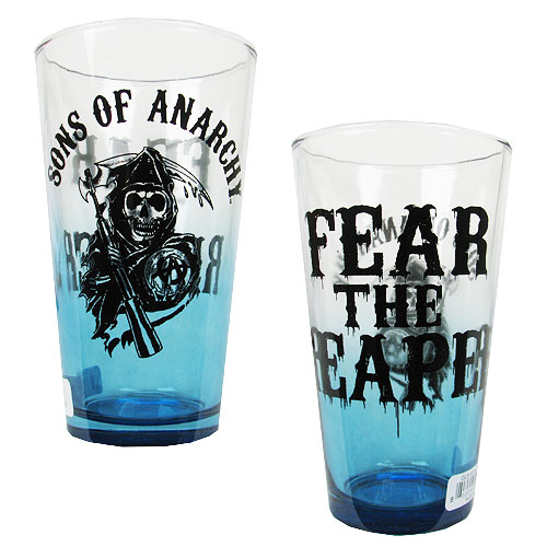 Sons of Anarchy Fear the Reaper Pint Glass